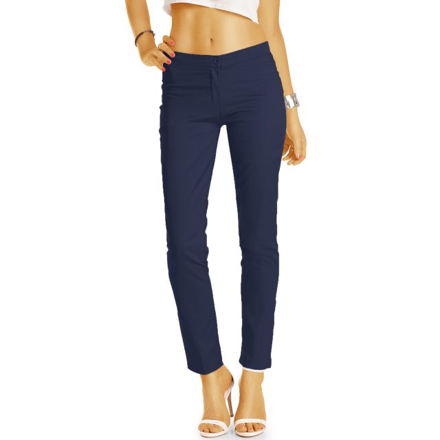 be styled high waist Chinos - Basic Slim Fit Stoffhosen - Damen - j55f