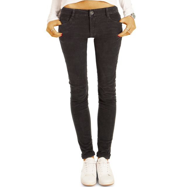 Cord Jeans Hüfthose PushUp Skinny Stretch Röhrenhose, slim fit - Damen- j1i