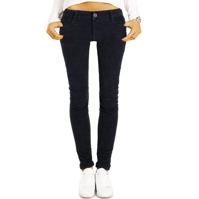 Cord Jeans Hüfthose PushUp Skinny Stretch Röhrenhose, slim fit - Damen- j1i