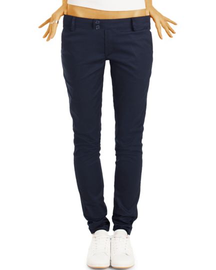 be styled  Chinos, Stoffhosen, röhrige hüftige Passform, mit Stretch  - Damen - h15a