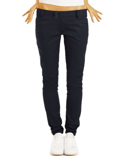 be styled  Chinos, Stoffhosen, röhrige hüftige Passform, mit Stretch  - Damen - h15a